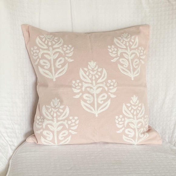 Pottery Barn Accents Pottery Barn Embroidered Pillow Cover Nwot